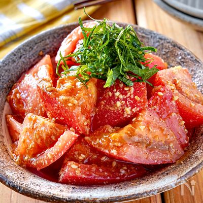 【中華風トマトサラダ】食材1つ！スピード副菜♡