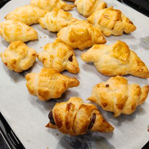 もんぶらん°・*:.。.☆の作ってみた!投稿(ひとくちチョコクロワッサン)