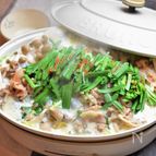 炒め豚コマ肉で安うまボリューミー！まろやか豆乳鍋