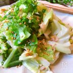 作り置き☆キャベツとツナのポン酢･生姜あえ