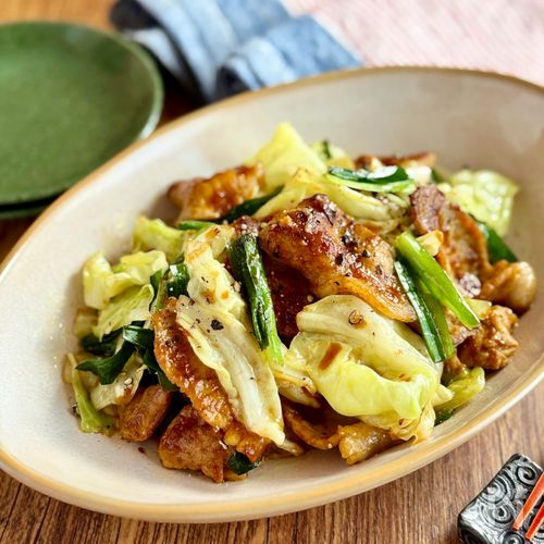 元気復活♪もりもり食べたい!【豚こまカレー炒め】