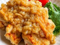 レストラン風【バター醤油のオニオンソースチキン】コク旨♡