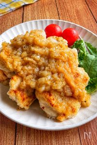 レストラン風【バター醤油のオニオンソースチキン】コク旨♡