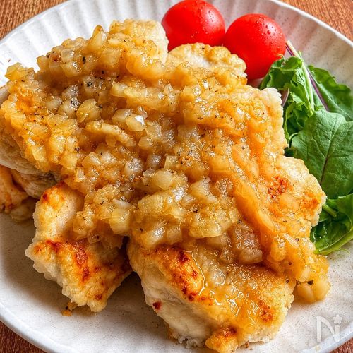 レストラン風【バター醤油のオニオンソースチキン】コク旨♡