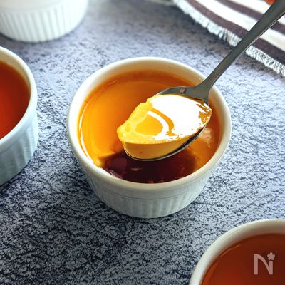 【フライパンで♡基本のなめらかプリン】簡単！初心者でもできる