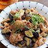 10分で完成！『豚肉となすの甘辛ごま炒め』