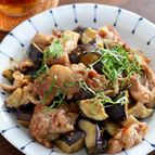 10分で完成！『豚肉となすの甘辛ごま炒め』