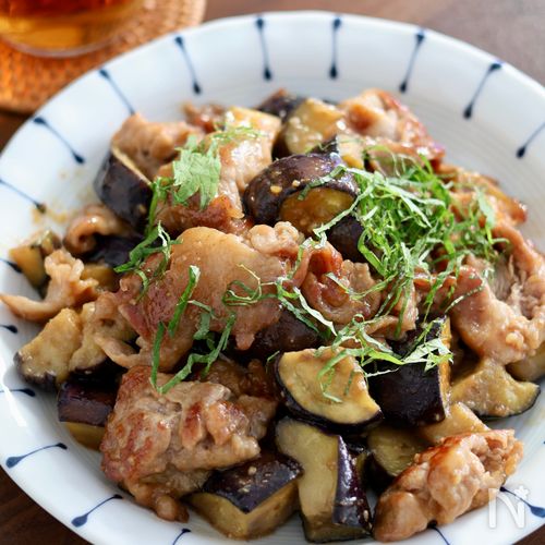 10分で完成!『豚肉となすの甘辛ごま炒め』