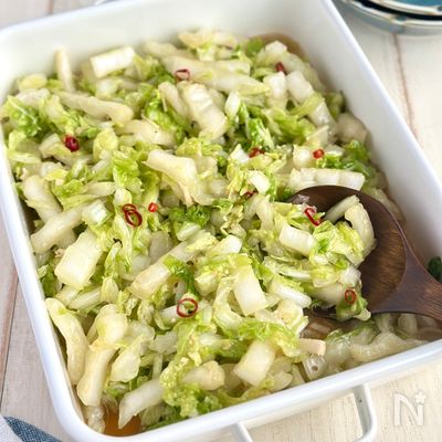 ごま油香る♪やみつき中華風白菜の漬物【ラーパーツァイ】