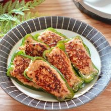 野菜メインの最高おつまみ【ピーマンつくね】
