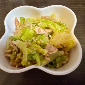 おゆころの作ってみた!投稿(【キャベツのレンジ蒸しツナサラダ】たっぷりキャベツ消費♬︎)