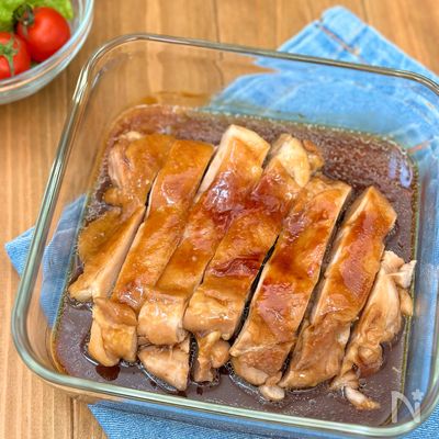 タレが絶品♡レンジで1発！【爆速照り焼きチキン】