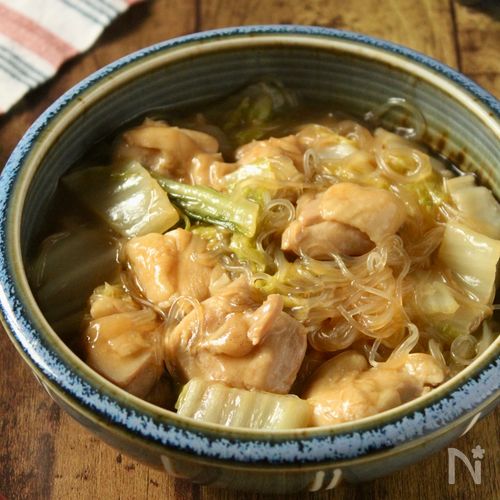 【とろとろほっこりおかず】白菜と鶏肉のオイスター煮