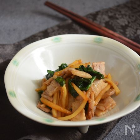 豚バラとタケノコのササッとオイスター炒め By 松尾絢子 ちきむん レシピサイト Nadia ナディア プロの料理家のおいしいレシピ