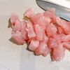 韓国風♡びんちょうマグロのユッケ丼の工程1