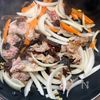 <郷土料理>太麺の長崎皿うどんの工程2