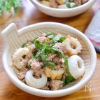 ササッと3分副菜♪『ちくわとツナと大葉の和え物』