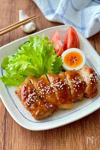 ごはんが進む♩鶏肉のはちみつ味噌照り焼き