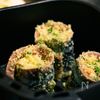 秋刀魚の香味パン粉ロール焼きの工程3