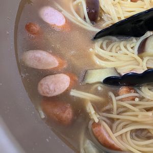 さめおかの作ってみた!投稿(フライパン1つ！満足度大【茄子とベーコンのバター醤油パスタ】)