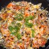 【居酒屋風♪とろ～り旨辛】豚こまキムチーズ焼きの工程5