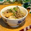 あゆの作ってみた!投稿(ねっとりめちゃウマ♡里芋とお揚げの炊き込みご飯)