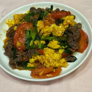 さとぽんの作ってみた!投稿(【コク旨牛トマたま】ご飯が進む☆夏のスタミナおかず!)