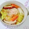 まゆの作ってみた!投稿(ふわふわ鶏団子と白菜のうま塩スープ)