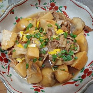 鶏皮坊主の作ってみた!投稿(【里芋と豚バラのみぞれ煮】とろり、ほっと温まる秋冬おかず♪)