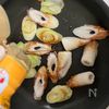 ちくわと白ネギのしょうゆ炒めの工程2