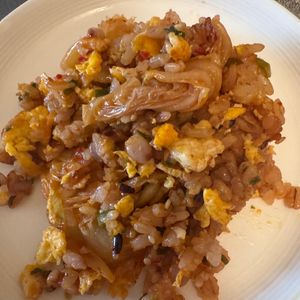 CHIE☺️♡の作ってみた!投稿(【５分でかんたん！キム卵チャーハン】男子喜ぶガッツリメニュー)