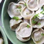 ロシアのお野菜のペルメニ。