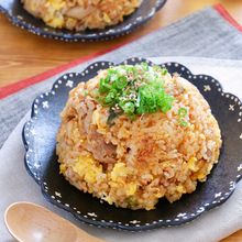 手軽に作れてボリュームたっぷり!『豚キムたまご炒飯』