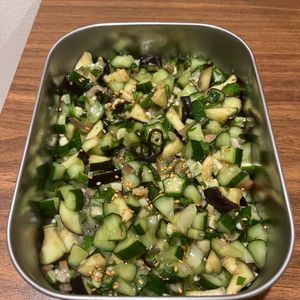 金の作ってみた!投稿(【オクラ入り山形だし風】切って和えるだけ！常備菜にも◎)