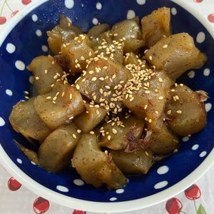 万福の作ってみた!投稿(翌日の方が美味しいかも「こんにゃくのおかか煮」)