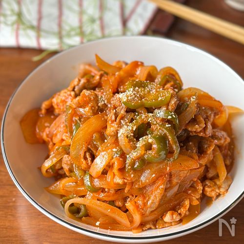 ご飯が止まらん「ナポリ炒め」