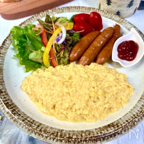 ホテルのトロトロ再現 白だしスクランブルエッグ
