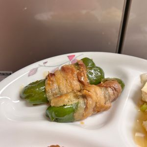 ケの作ってみた!投稿(肉巻きピーマンのバター醤油照り焼き【#作り置き#冷凍保存】)