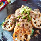 シャキシャキれんこんと豚ひき肉のバターこく旨炒め#作り置き