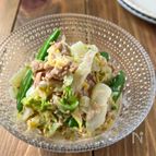 ポリポリしゃきしゃき美味しい♡︎白菜の出汁マヨサラダ