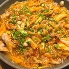 重ねて蒸すだけで楽うま！無水豚キムチ蒸し🔥