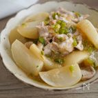 かぶと豚肉の生姜とろみ煮【カブの美味しさがぎゅっと♪】