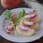 彼に料理上手と褒められる、桃の前菜🍑🌿