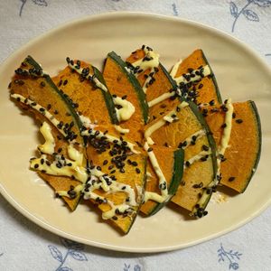 チョビの助の作ってみた!投稿(【お助け小鉢】トースターで焼くだけ「かぼちゃのマヨごま焼き」)