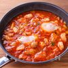 【チキンと半熟たまごのトマト煮】虜になるおいしさ…♡の工程4