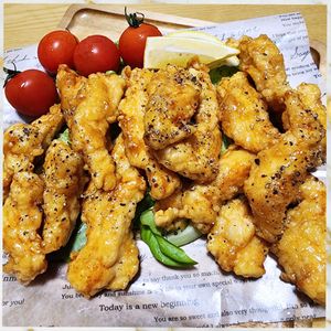 ナムディの作ってみた!投稿(甘じょっぱさがクセになる！ハニーバター鶏むねスティック)