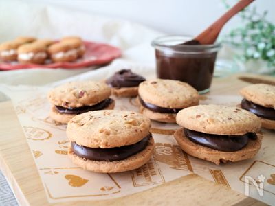 濃厚チョコクリームのアーモンドクッキー By 石倉かおり レシピサイト Nadia ナディア プロの料理家のおいしいレシピ