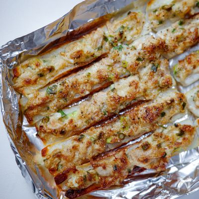 のせて焼くだけ!!ちくわのタルタル焼き#トースターレシピ