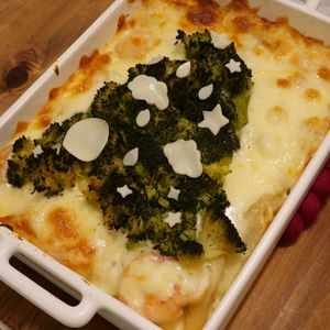 つよし。の作ってみた!投稿(えびマカロニグラタン)
