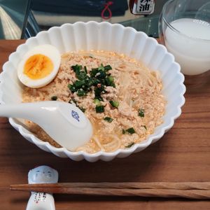 ゆの作ってみた!投稿(担々風そうめん【そうめんアレンジ♪簡単コクうまスープ】)